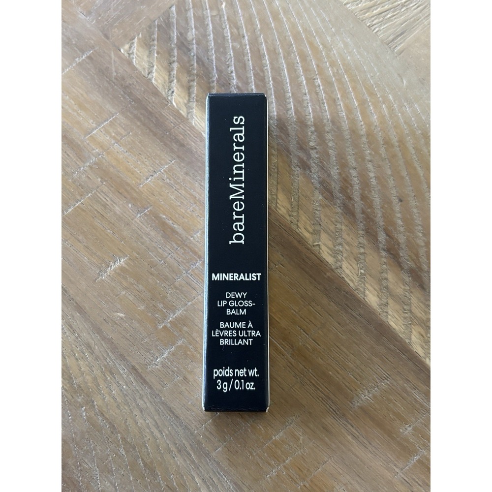 bareMinerals Mineralist Dewy Lip Gloss-Balm 24-hour Hydration 0.1oz - Grateful - Picture 2 of 4